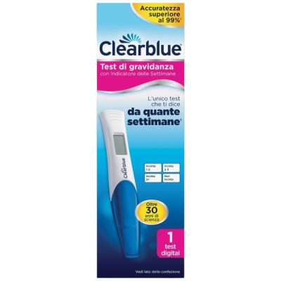 Clearblue 1 Test di Gravidanza Digitale con Indicatore delle Settimane
