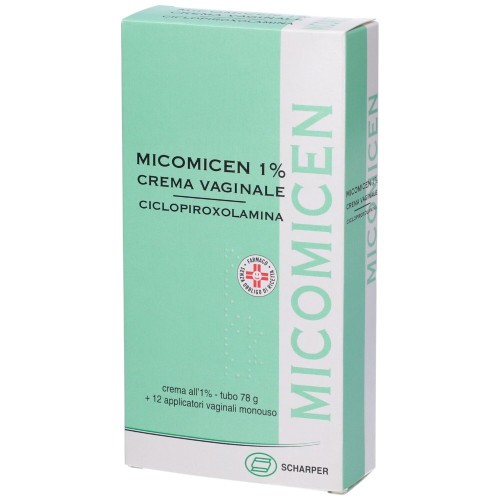 Micomicen 1% Crema Vaginale 78 g + 12 Applicatori Monouso