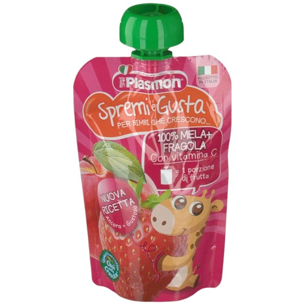 Plasmon Spremi e Gusta Mela e Fragola 100g