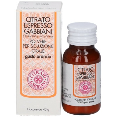 Citrato Espresso Gabbiani Polvere Gusto Arancia 43 g