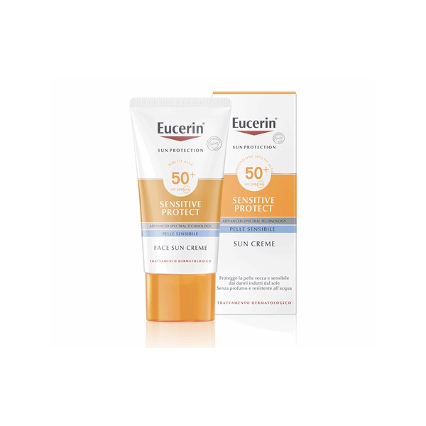 Eucerin Sun Protection Sensitive Protect Sun Creme SPF 50+ VISO 50ml