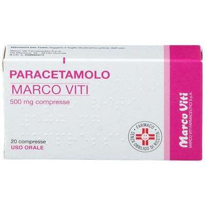 Paracetamolo Marco Viti 500 mg 20 Compresse