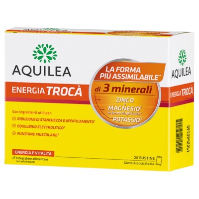 Aquilea Energia Trocà Zinco Magnesio e Potassio 20 Bustine