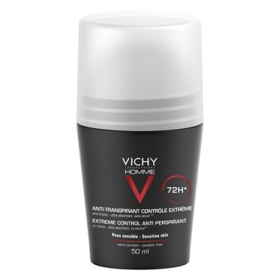 Vichy Homme Deodorante Antitraspirante 72H Roll On 50 ml