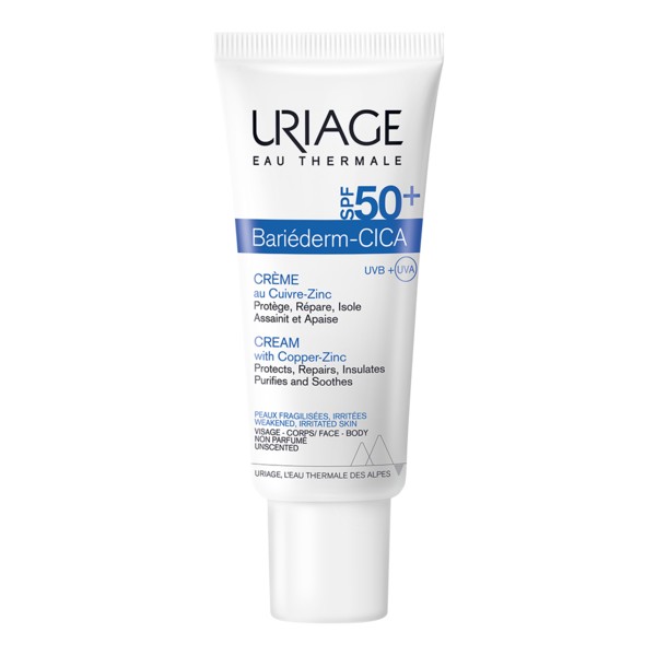 Bariéderm Cica-Crema Con Cu-Zn Con SPF50+ 40ml