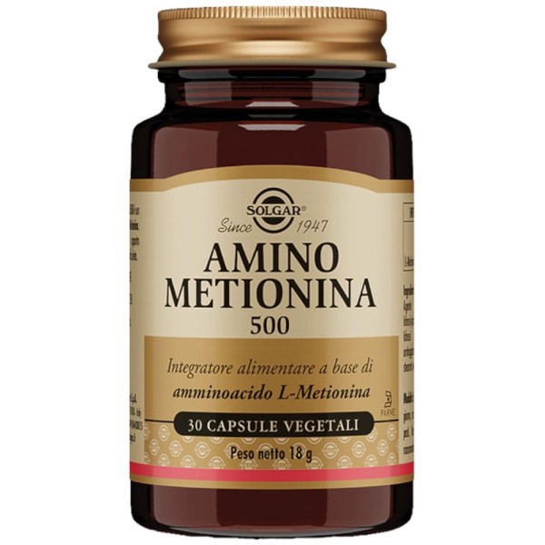 Amino Metionina 500 30 Capsule Vegetali