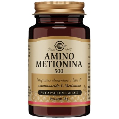 Amino Metionina 500 30 Capsule Vegetali