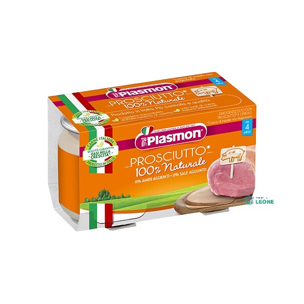 Plasmon Omogeneizzato Prosciutto Cotto 2x80g