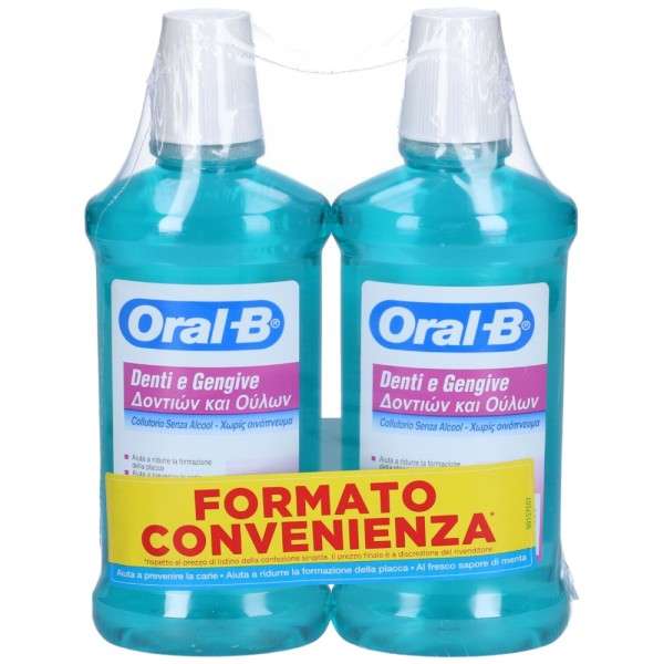 Oral-B Collutorio Denti e Gengive Duopack 2x500ml
