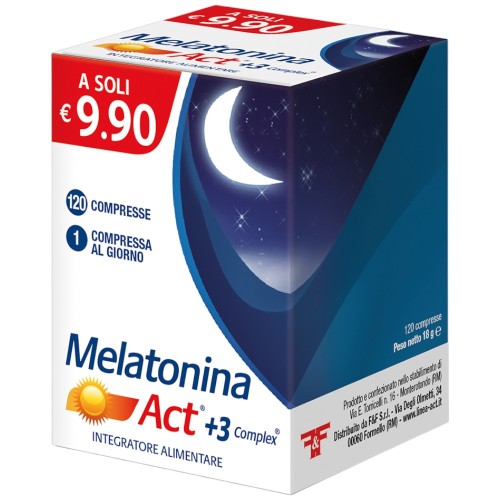 Melatonina Act +3 Complex 120 Compresse