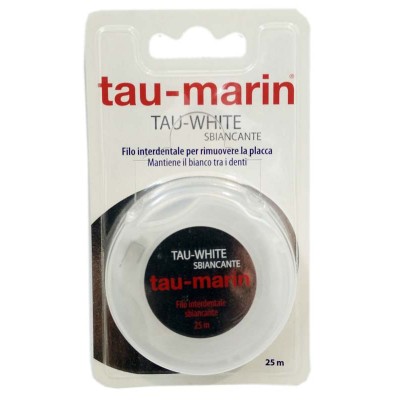 Tau-Marin Tau-White Filo Interdentale Sbiancante 25m
