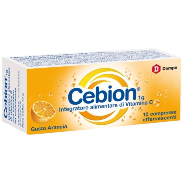 Cebion 10 Compresse Effervescenti Gusto Arancia