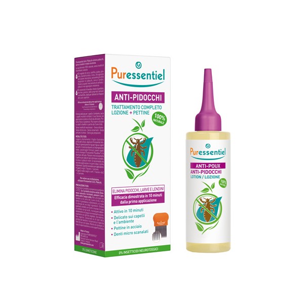 LOZIONE ANTIPIDOCCHI 100 ML + PETTINE