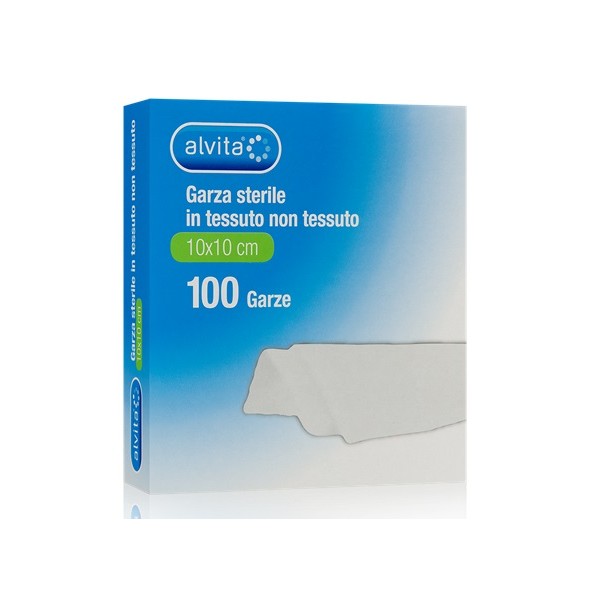 Alvita 100 Garze Sterili in TNT 10x10 cm