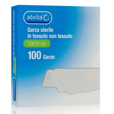 Alvita 100 Garze Sterili in TNT 10x10 cm