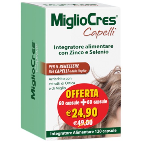MiglioCres Capelli 120 Capsule