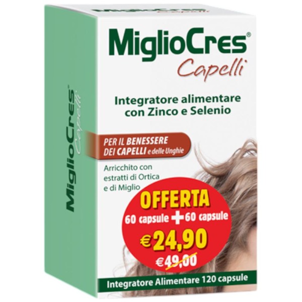 MiglioCres Capelli 120 Capsule