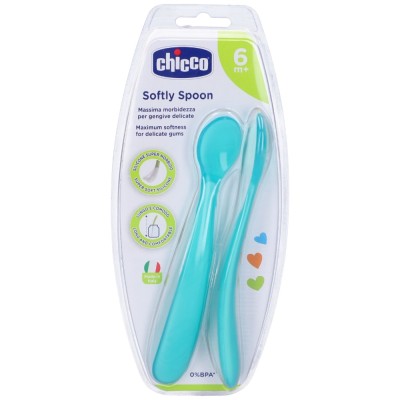 Chicco Softly Spoon Cucchiaio in Silicone 6m+