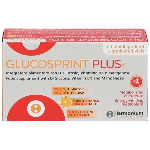 Glucosprint Plus 6 Fialoidi Gusto Arancia