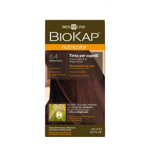 BIOKAP Nutricolor Tinta RAME CURRY 6.4 140ml