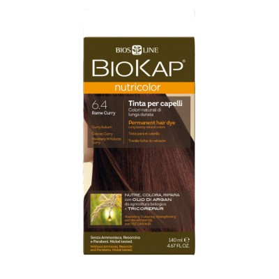 BIOKAP Nutricolor Tinta RAME CURRY 6.4 140ml
