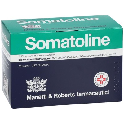 Somatoline 0,1% + 0,3% Emulsione Cutanea Anticellulite 30 Bustine