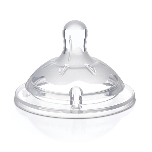 Chicco Tettarella Natural Feeling 4M+ Flusso Regolare Silicone 2 Pezzi