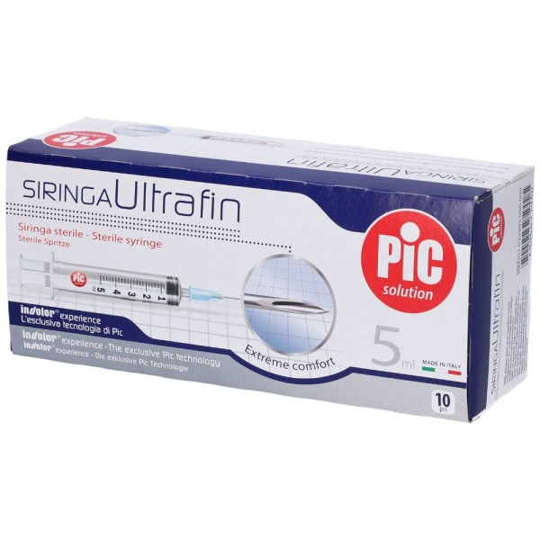 PiC solution Siringa Ultrafin Extr3me 5 ml 10 pezzi