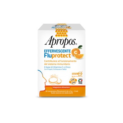 Apropos FluProtect Effervescente C 20 Compresse Gusto Arancia