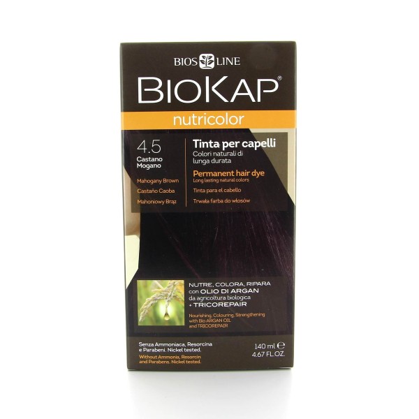 BIOKAP Nutricolor Tinta CASTANO MOGANO 4.5 140ml