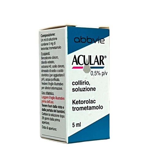 Acular 0,5% p/v Collirio Soluzione 5ml