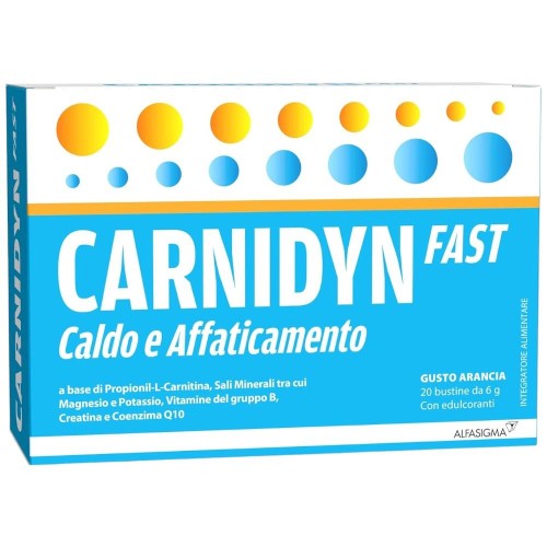 Carnidyn Fast Caldo e Affaticamento 20 Bustine