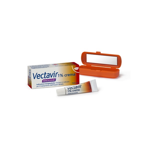 Vectavir 1% Penciclovir Crema Labiale 2g