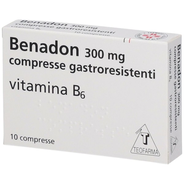 Benadon 300 mg 10 Compresse Gastroresistenti