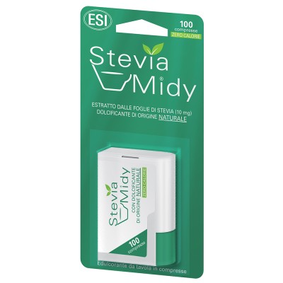 Stevia Midy Dolcificante Naturale 100 Compresse