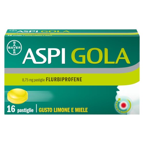 Aspi Gola 8,75mg 16 Pastiglie Limone e Miele