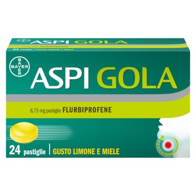 Aspi Gola 8,75 mg 24 Pastiglie Limone e Miele