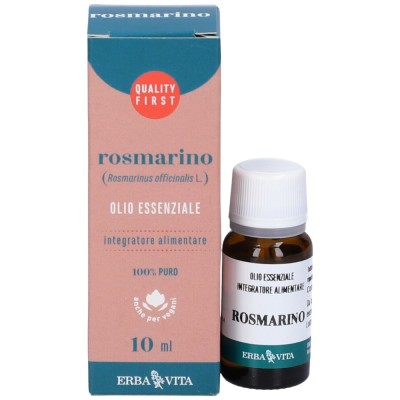 Erba Vita Olio Essenziale di Rosmarino 100% Puro 10 ml