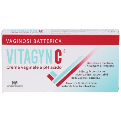 Vitagyn C Crema Vaginale a pH Acido 30g + 6 Applicatori