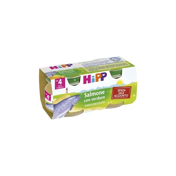 OMO HIPP Bio Salmone 2x80g