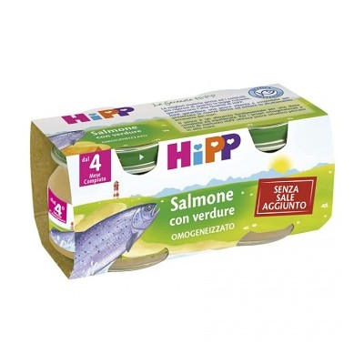 OMO HIPP Bio Salmone 2x80g