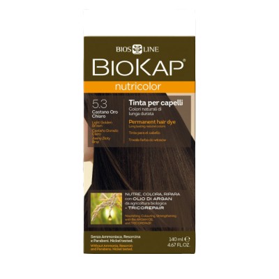 BIOKAP Nutricolor Tinta CASTANO ORO CHIARO 5.3 140ml