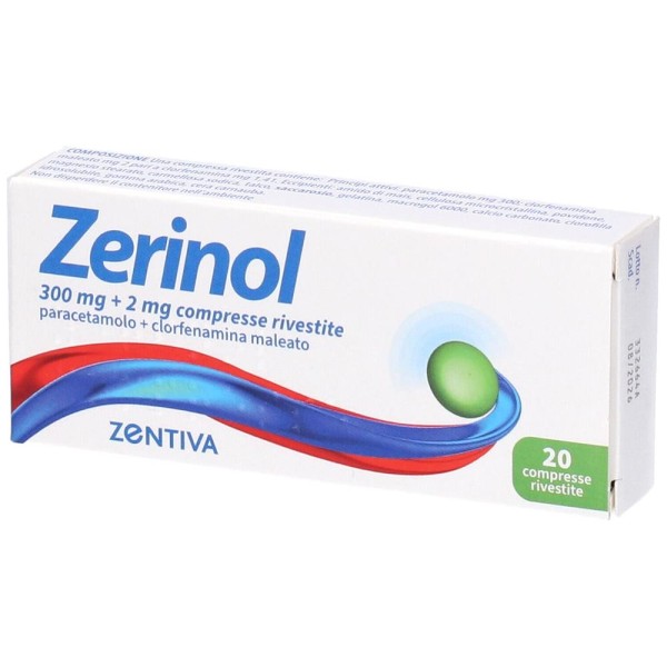 Zerinol 300mg+2mg 20 Compresse Rivestite