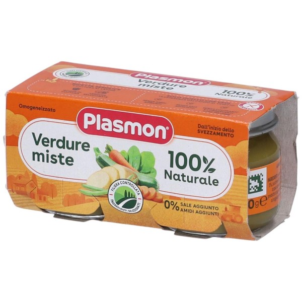 Plasmon Omogeneizzato Verdure Miste 2 x 80 g
