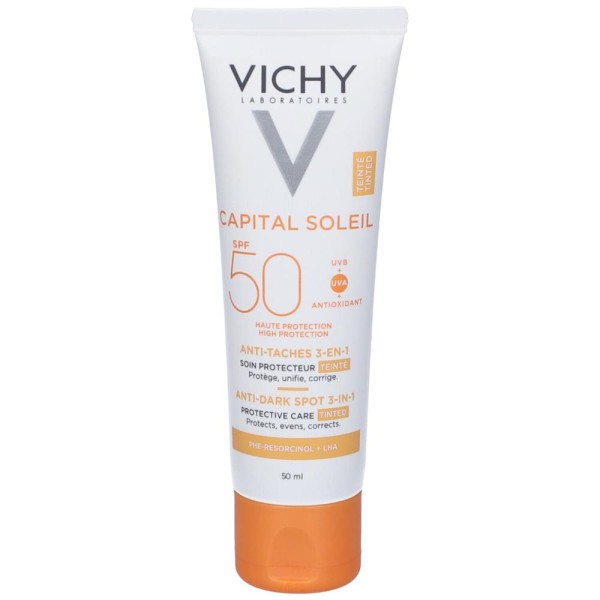 Capital Soleil Trattamento Anti-Macchie Colorato 3in1 SPF50+ 50ml