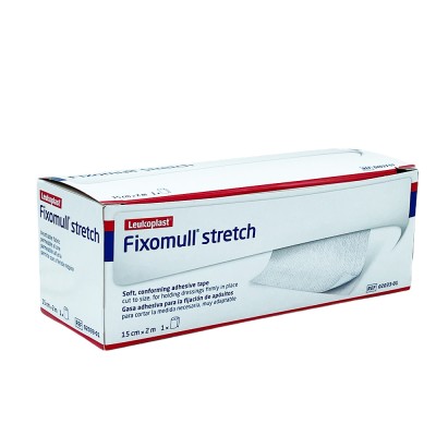 Fixomull Stretch Garza Autoadesiva TNT 2m x 15cm
