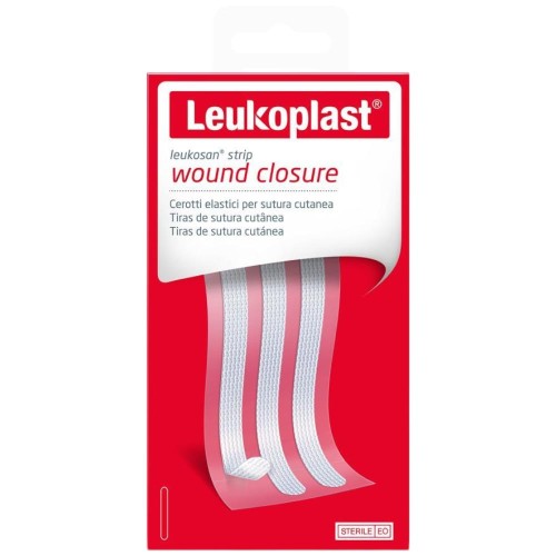 Leukoplast Leukosan Strip Cerotti Elastici per Sutura Cutanea