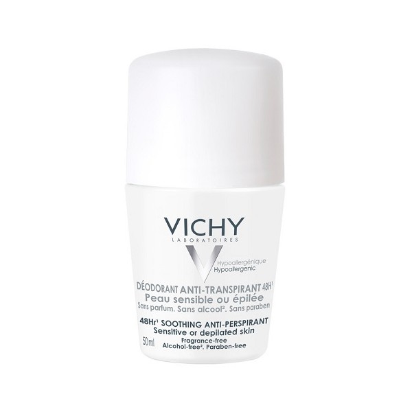 Vichy Deodorante Anti -Traspirante 48H Pelle Sensibile o Depilata 50ml