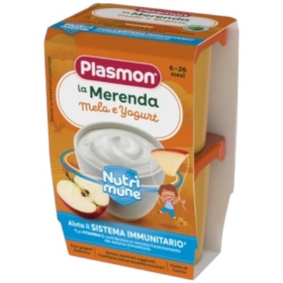 Plasmon la Merenda Nutri-Mune Mela e Yogurt 2 x 120 g