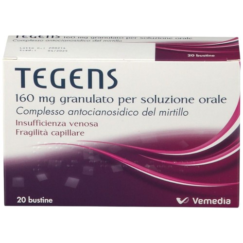 Tegens 160 mg 20 Bustine